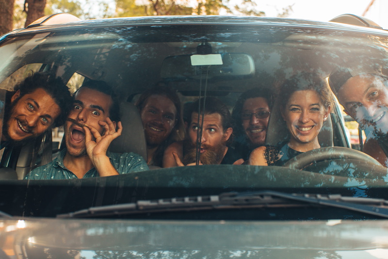 suv, mode of transportation, video shoot, motor vehicle, camera, united states, happiness, looking at camera, hood, tampa, family, 4K, young adult, adult