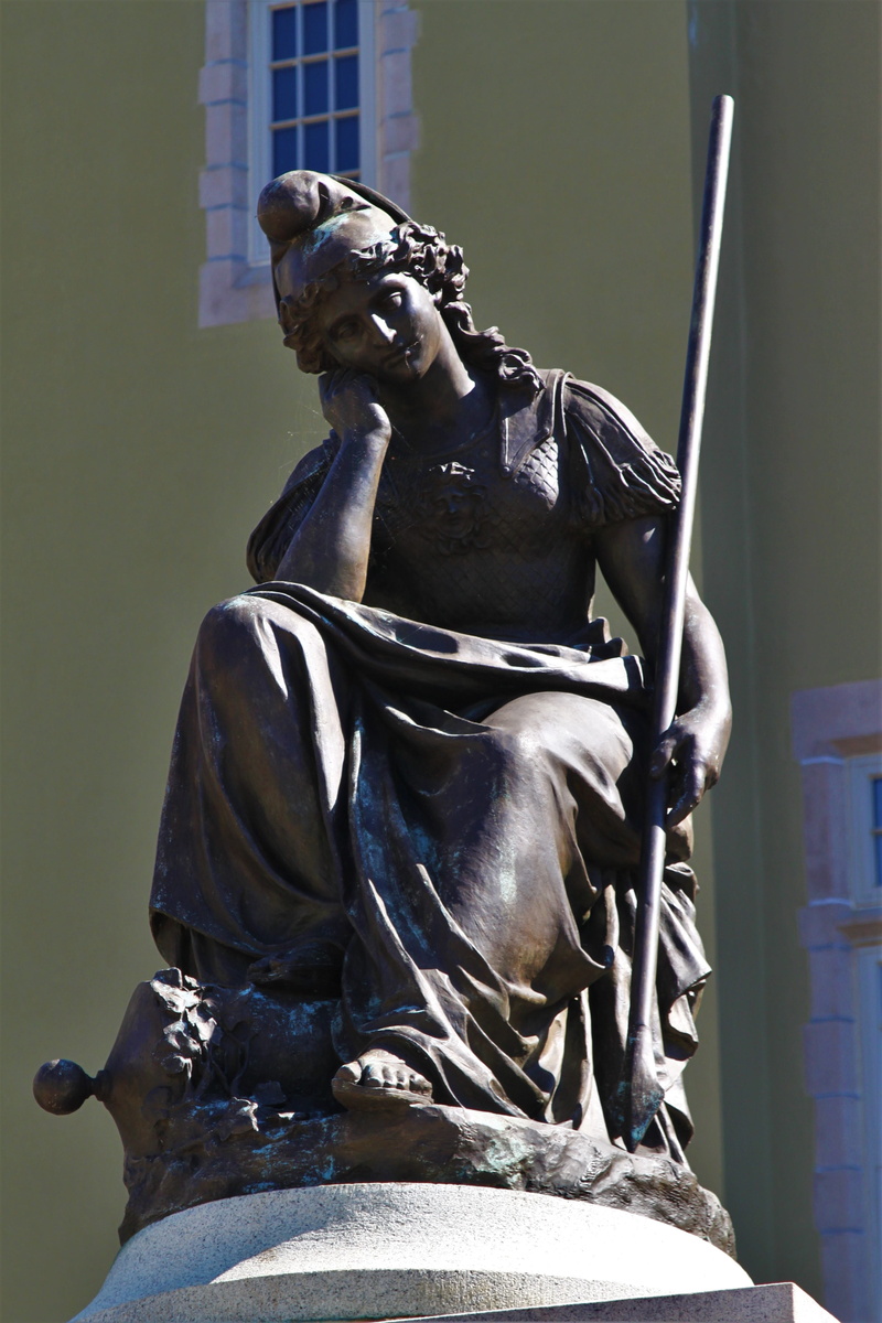 art and craft, 4K, low angle view, new market, virginia mourning her dead, sculpture, vmi, mourning, male likeness, moses ezekiel, human representation