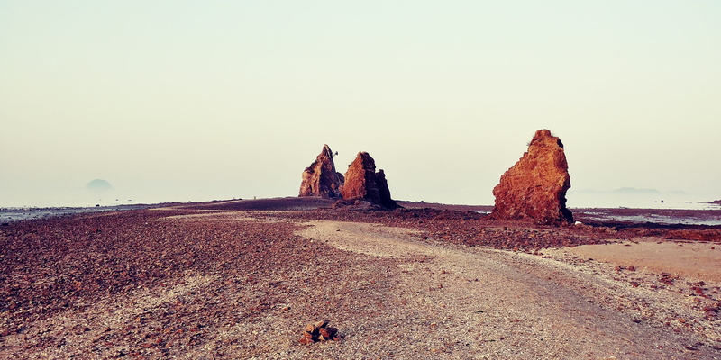 rock formation, tranquility, Jebudo, landscape, outdoors, horizon, pause, nature, beauty in nature, climate, Sea, day, tranquil scene, Moses, rock - object