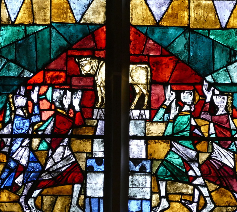architecture, design, belief, floral pattern, christianity, art, religion, day, calf, stained glass, faith, multi colored, outdoors, creativity, wall - building feature