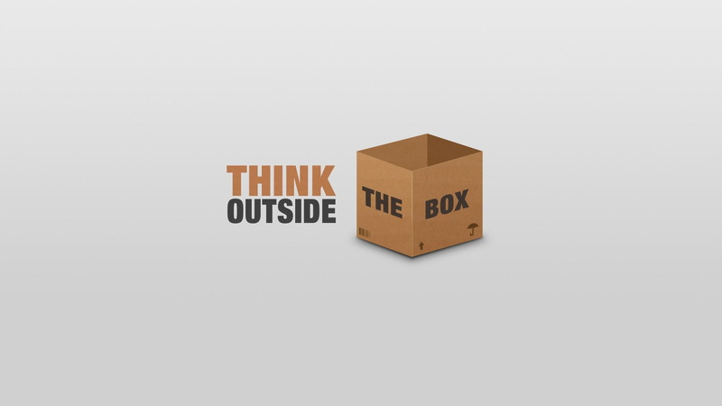 3d and abstract, outside, box, think, side, 1080P