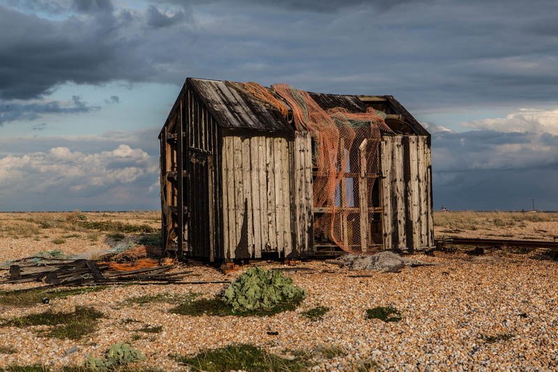 abandoned, 4K, cloud - sky, various, nature, England, obsolete, deterioration, no People, rural Scene, barn, built structure, damaged, Dungeness, shack