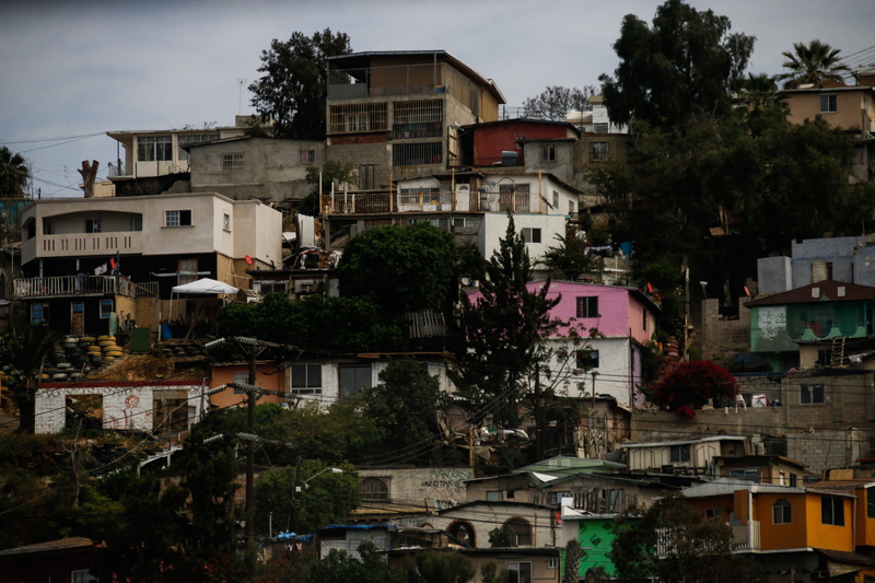 cloud - sky, mexico, houses, residential district, community, sky, mess, day, plant, hot, shacks, no people, travel destinations, built structure, town
