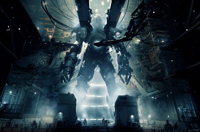 future, 480P, new, art, technology, hd, fantasy, Robots, Huge Machine, abstract