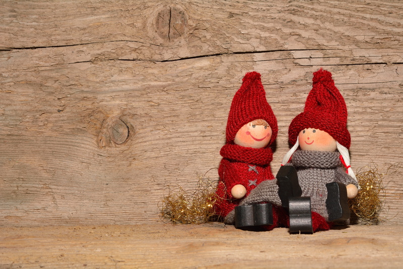 girl, child, red, Figure, art and craft, wood - material, wooden, hat, stuffed toy, 5K, christmas, wood, representation, children only, dolls, teddy bear