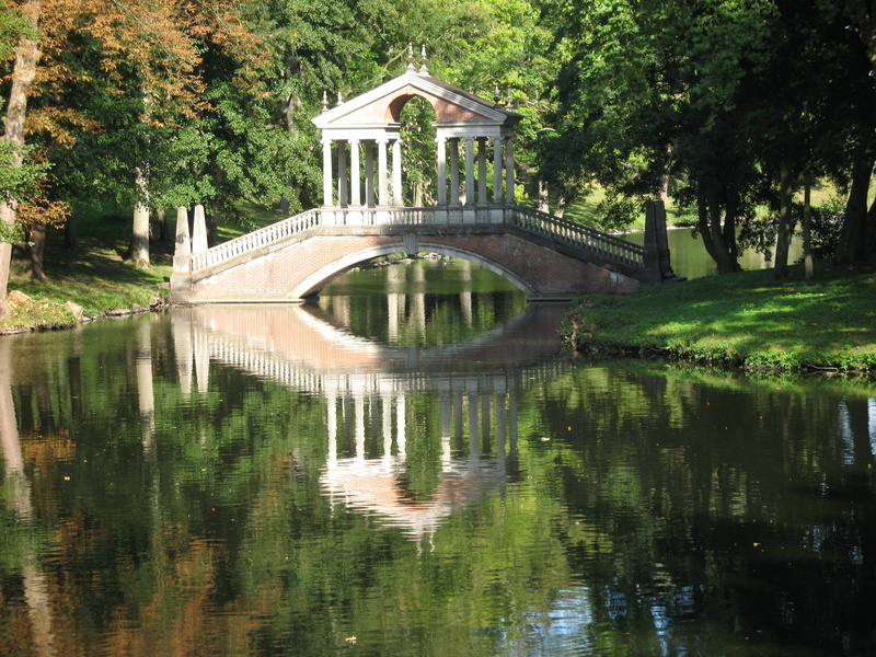 field, portico, building exterior, built structure, forest, balance, france, waterfront, lake, romantic landscape, green, white, body and mind, bridge