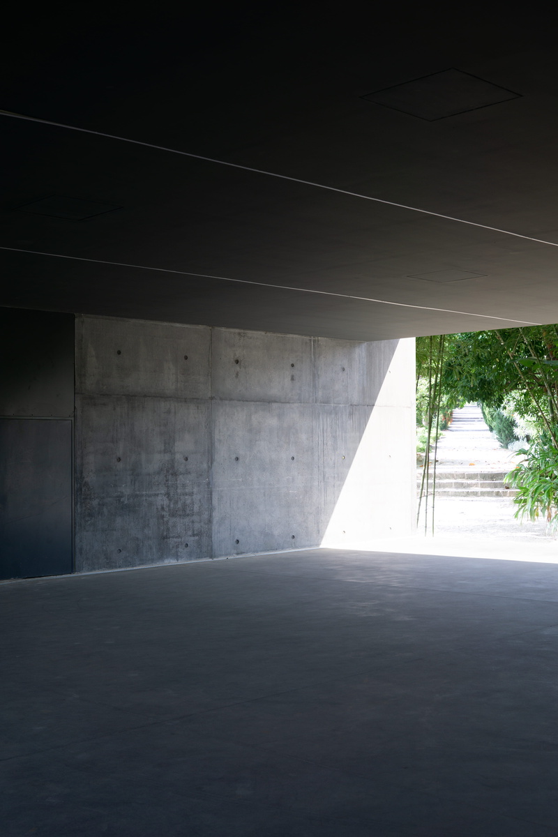 built structure, minimal, direction, bridge, tree, shadow, transportation, sunlight, clean, concrete, 5K, ceiling, no people, architecture