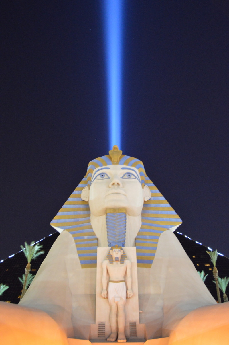 low angle view, poker, sin, representation, male likeness, pharoah, win, sky, 2K, fabulous, built structure, gambling, nevada, entertainment, luxor, travel