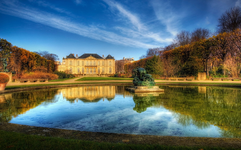 2K, France, House, Manor, Sky, Paris