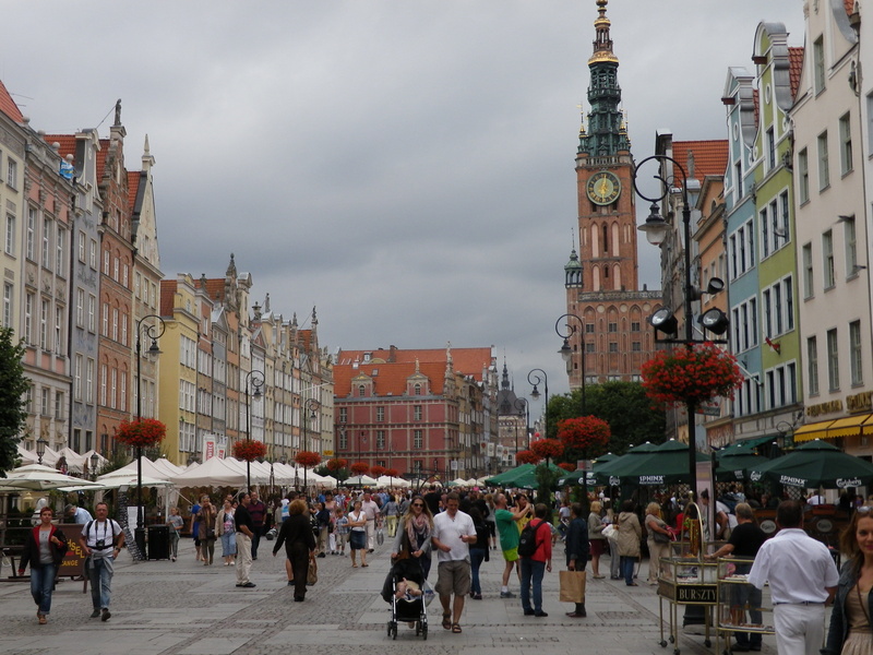 city life, built Structure, architecture, st marys church, travel destinations, building, Old Town, rest, street, kamienica, people, women, town Square