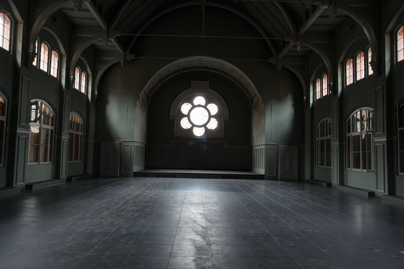 place of worship, lost places, lapsed, history, arcade, direction, lost, arch, abandoned, places, arched, wild, beelitz, indoors, ailing, tiled floor, ceiling