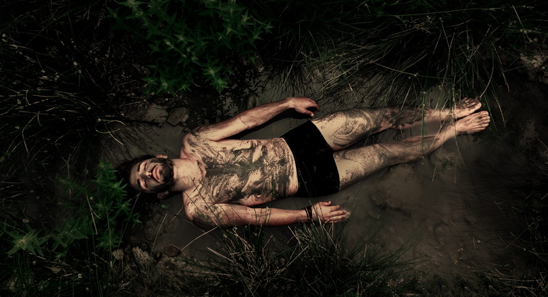 black, tree, death, leisure activity, forest, day, lifestyles, young adult, man, men, 4K, man in black, real people, nature, full length, lying, grass