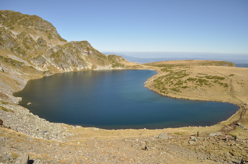bulgaria, environment, beauty in nature, rock - object, travel destinations, landscape, non-urban scene, lake, sky, no people, rock, water, mountain, tranquility