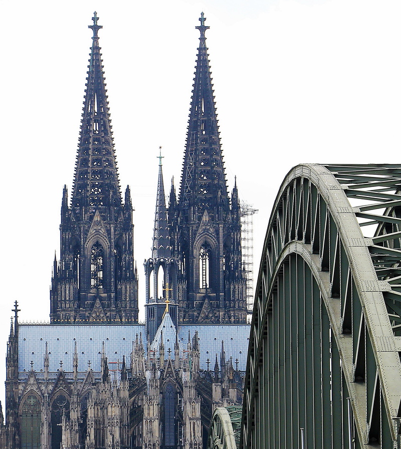 place of pilgrimage for lovers, railway bridge, arches, wedding, black, feelings, built structure, combines, love bridge, cologne on the rhine, capping