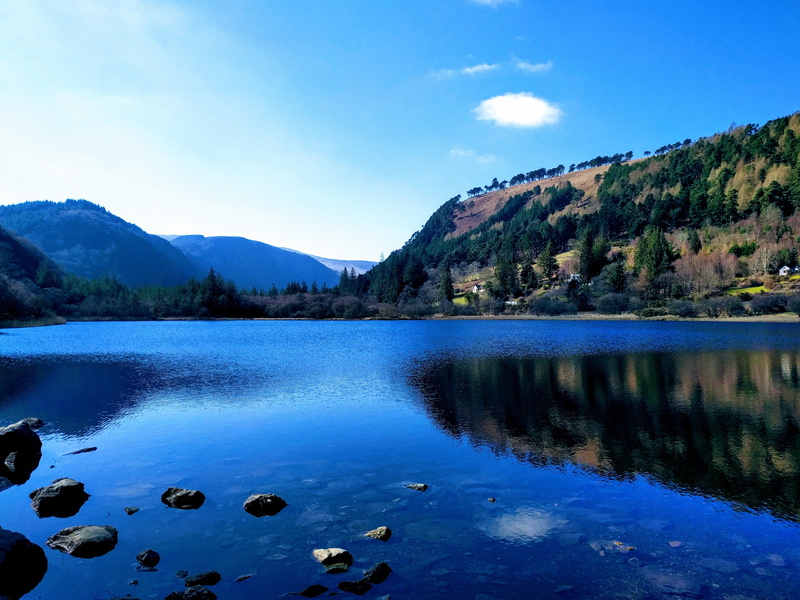 lake, reflection, beauty in nature, waterfront, national park, scenics - nature, scenics, tranquility, mountain range, mountains, tranquil scene, daytime