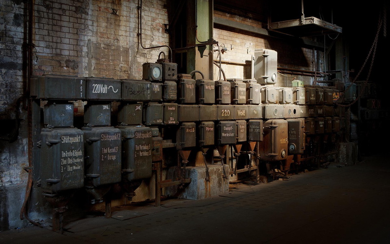 1920x1200, photography, steel, 1080P, enclosure, black, boxes, junction