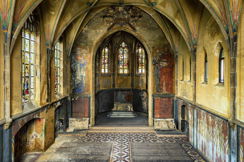 the past, spirituality, outdoors, empty, rest, building, the way forward, house of prayer, architecture, franciscan, church, 4K, arch, atmosphere, built structure