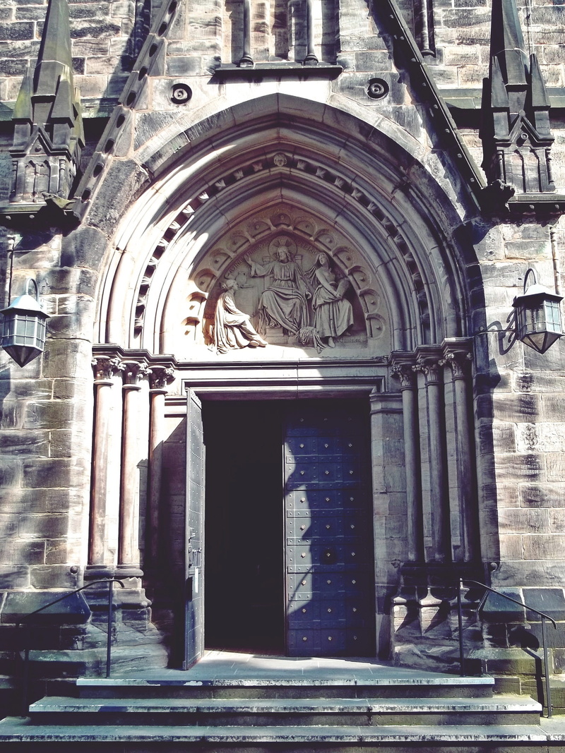 Building, arch, priest, place of worship, built structure, the past, house of worship, christianity, prayer, Door, faith, spirituality, germany, low angle view