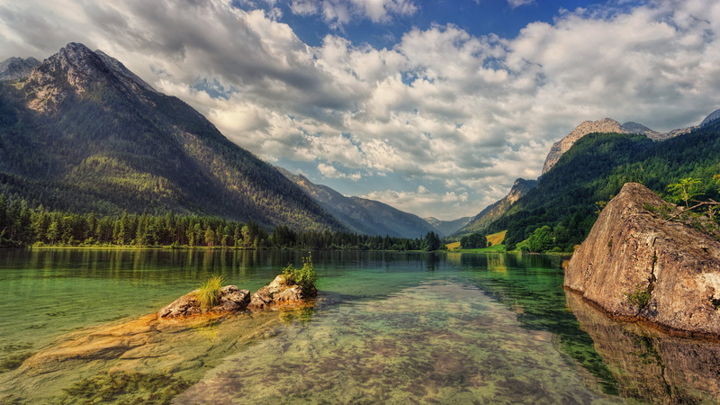 tranquility, white, lake, idyllic, pool, beauty in nature, mountain top, cloud - sky, nature, water, 1080P, D.C., formation, no people, day, outdoors