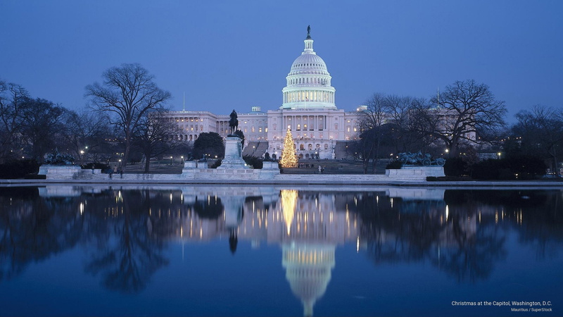 capitol, c, washington, 2K, Holidays, christmas, d