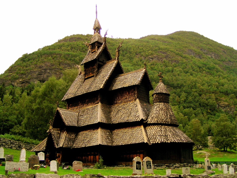 church, norway, 1080P, borgund, stave