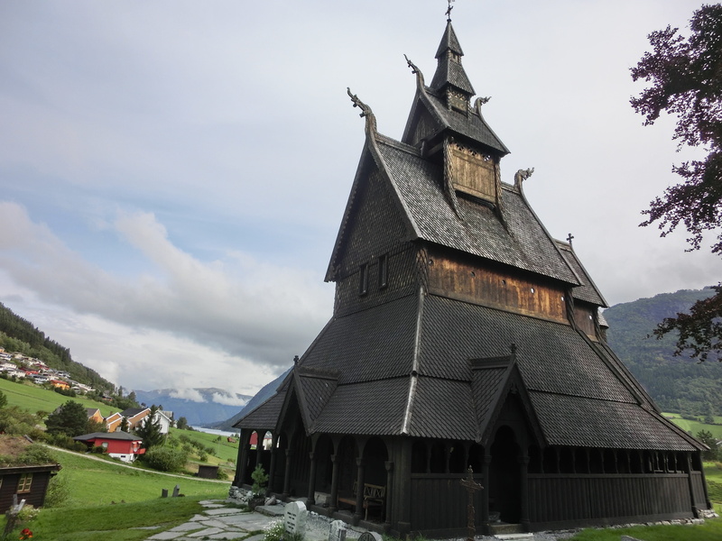 place of worship, building exterior, romance, Stave Church, built structure, history, plant, tar, day, tree, the past, outdoors, architecture, no people