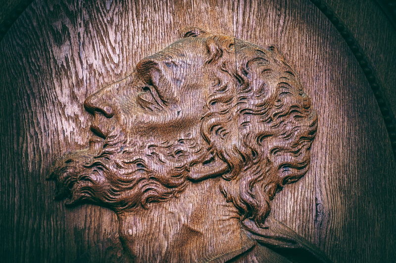 old, brown, 4K, animal themes, animal wildlife, feline, craft, wood carving, wooden structure, cat, animal head, christianity, artwork, christian, lion - feline