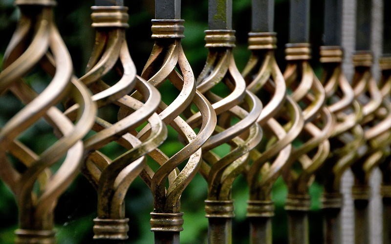 cemetery, art forging, protection, metal, day, artfully, fence, spatial, goal, barrier, boundary, perspective, iron gate, wrought iron, lens, full frame