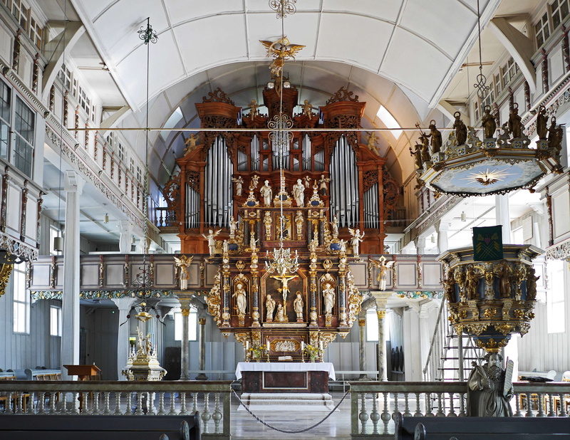 baptismal font, travel, pul, lower saxony, day, religion, arch, pine wood, place of worship, belief, spirituality, evangelical lutheran, ornate, altar