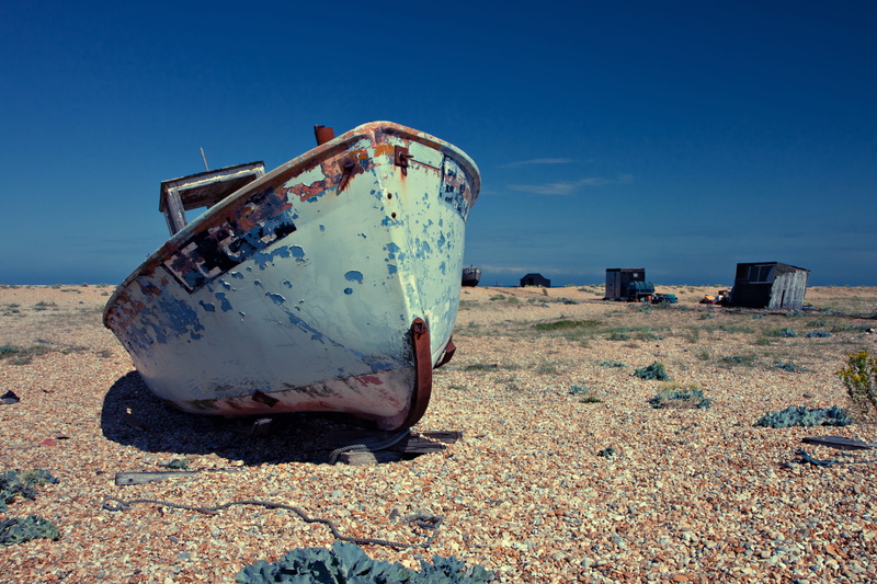 blue, decline, damaged, 4K, crash, various, coastline, beach, Dungeness, mode of transportation, Image, deterioration, transportation, ruined, no People