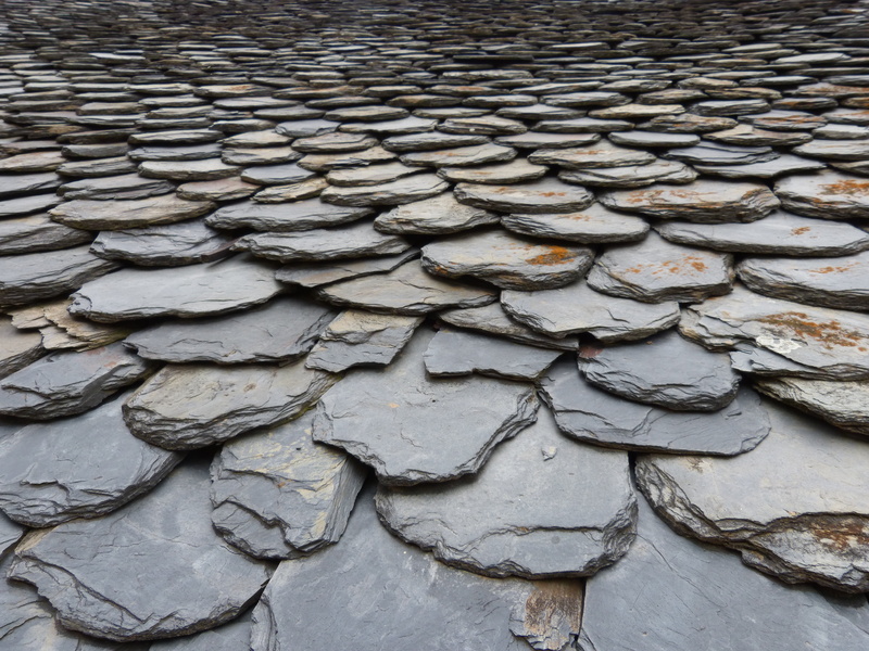 nature, craft, design, slate shingles, art and craft, close-up, high angle view, wall - building feature, repetition, backgrounds, textured, day, outdoors