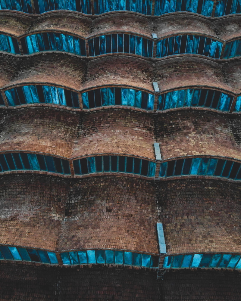 architecture, urban, apparel, in a row, abundance, tower, high angle view, office building, brown, no people, bridge, full frame, mnactec, pattern, town