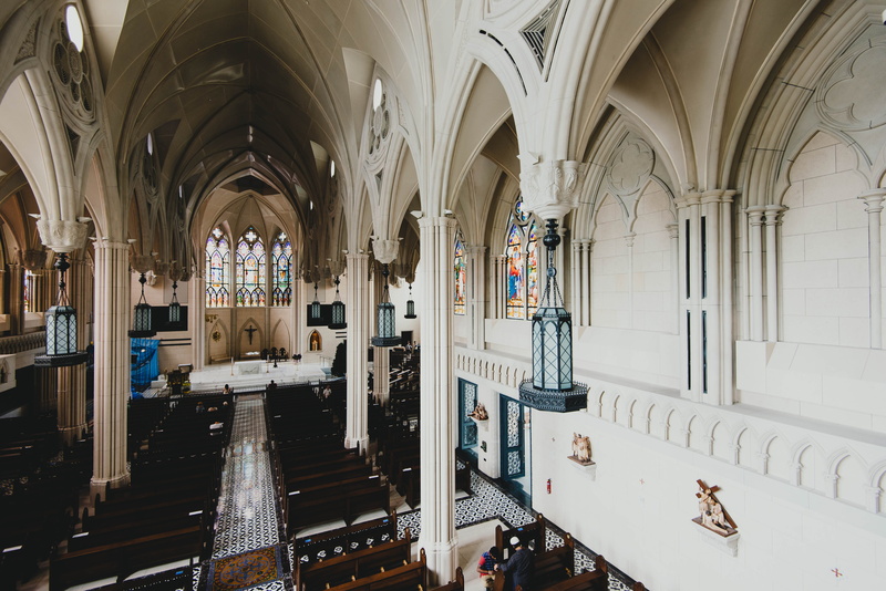 architectural column, aerial, place of worship, roof, belief, view, christian, indoor, arch, bench, building, architectural feature, built structure, traditional