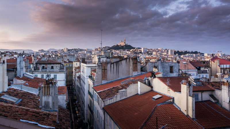 high angle view, morning, building exterior, built structure, travel destinations, roof, building, house, community, cloud - sky, concrete, crowd, sky
