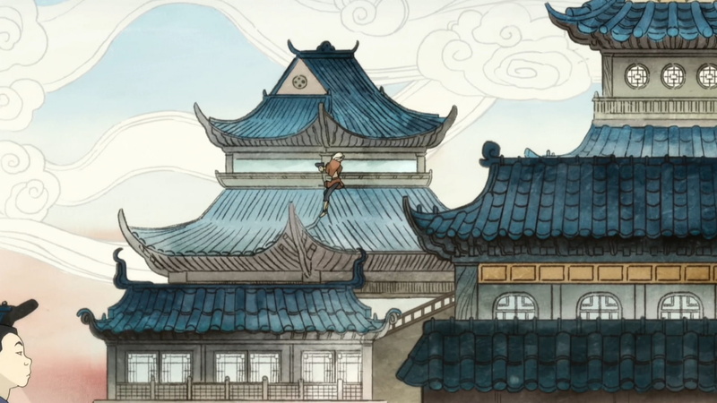 sky, art and craft, built structure, Avatar, building exterior, building, ornate, architecture, spirituality, day, no people, 1080P, anime, travel destinations