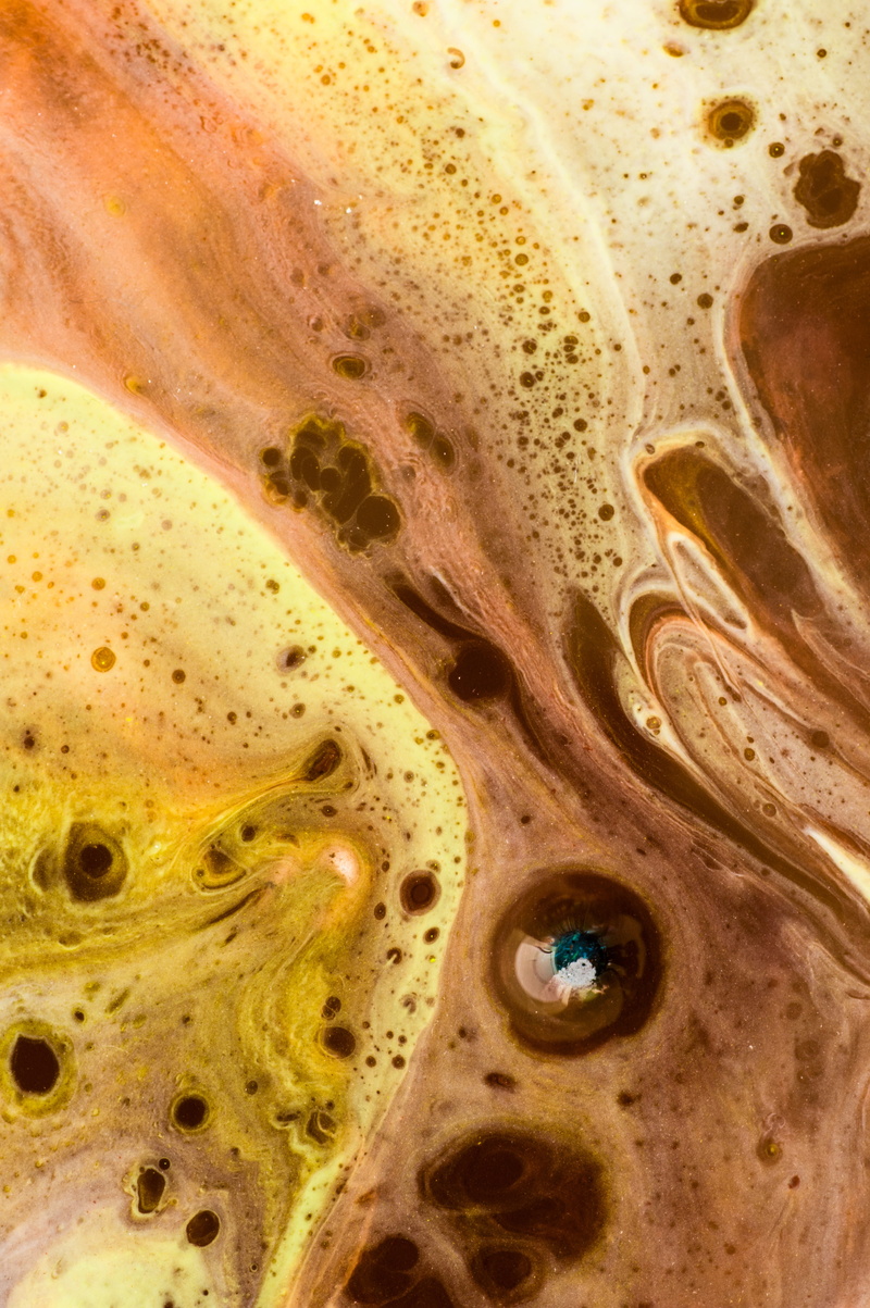 synthetic resin, modern, structure, healthy lifestyle, flow, painting, full frame, no people, organic, abstract art, 5K, healthy eating, indoors, abstract
