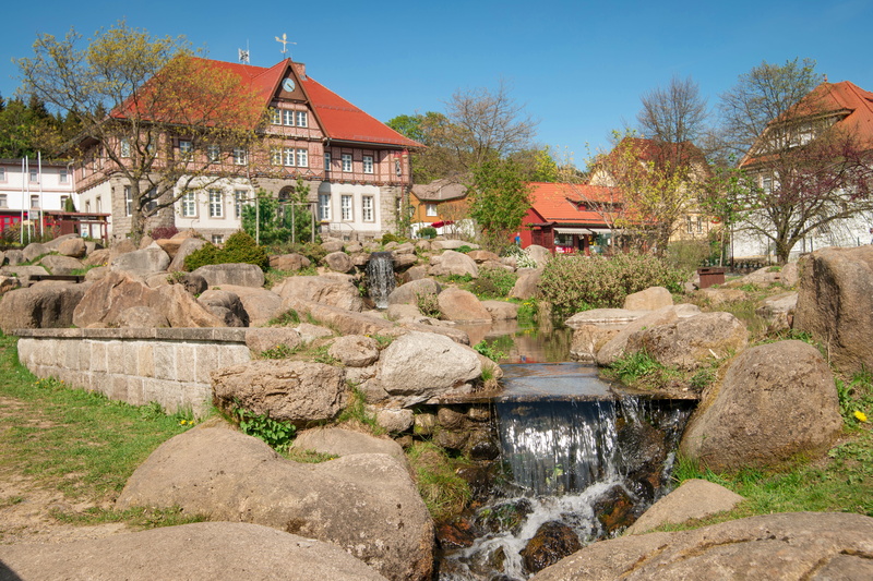 Nature, magic, bach, building exterior, spring, rush, town hall, relax, house, color, lonely, landscape, flowing water, city, rock, on the go, march, castle