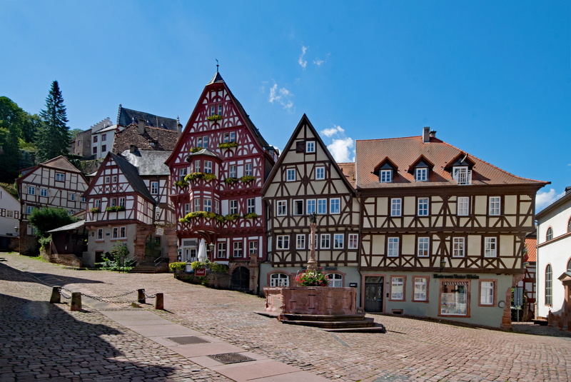 window, city, 5K, history, travel destinations, town, lower franconia, miltenberg, day, old building, nature, germany, fachwerkhaus, places of interest