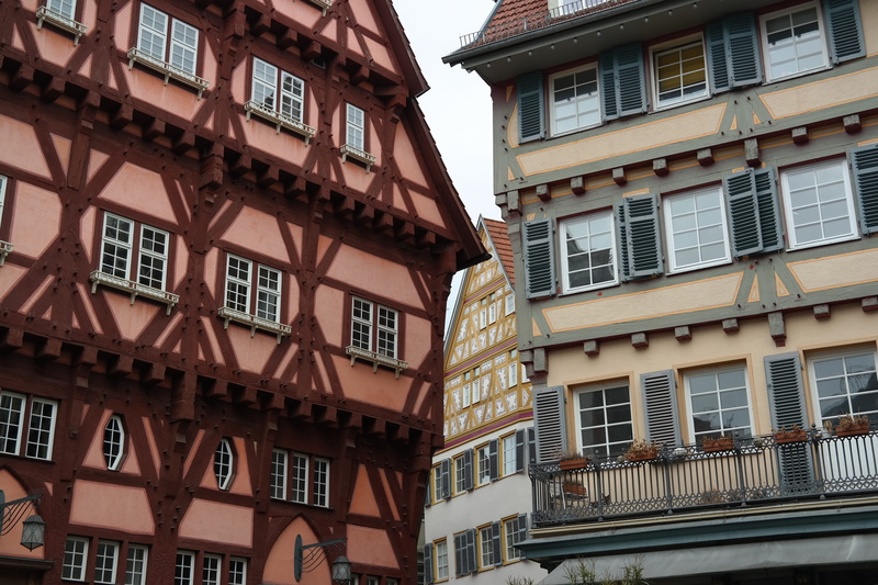 historically, Old Town, balcony, day, marketplace, nature, low angle view, 5K, side by side, no people, timber framed building, city, facade, residential building