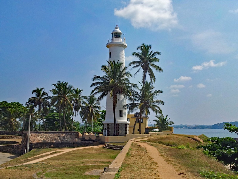 asia, sri lanka, bile, coast, culture, sunlight, architecture, nature, colonization, cloud - sky, beauty in nature, outdoors, water, history, palm trees