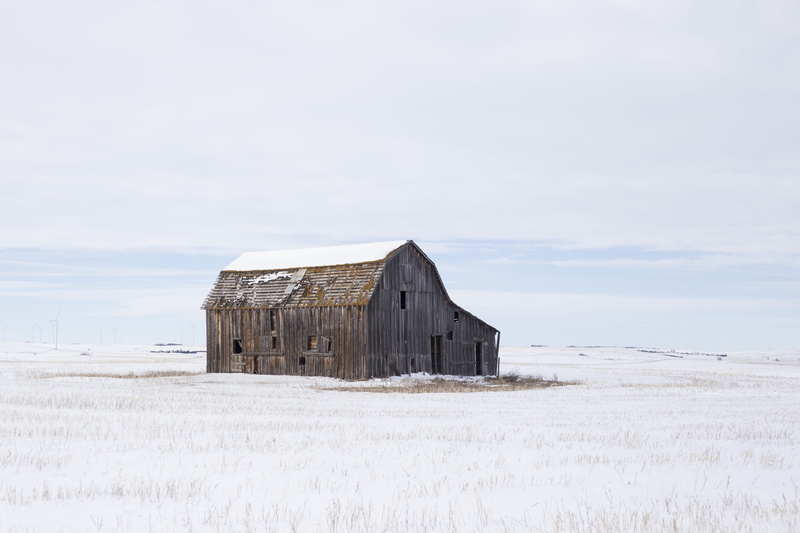 old, farm, uSA, landscape, building, cold temperature, prairie, sky, rural, rural Scene, nature, built Structure, photography, copy space, wooden, snow