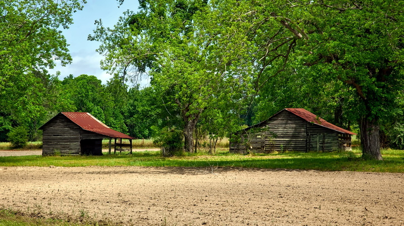 meadow, built Structure, agricultural building, Landscape, rural, abandoned, field, wood - Material, 1080P, buildings, hdr, outdoors, building Exterior