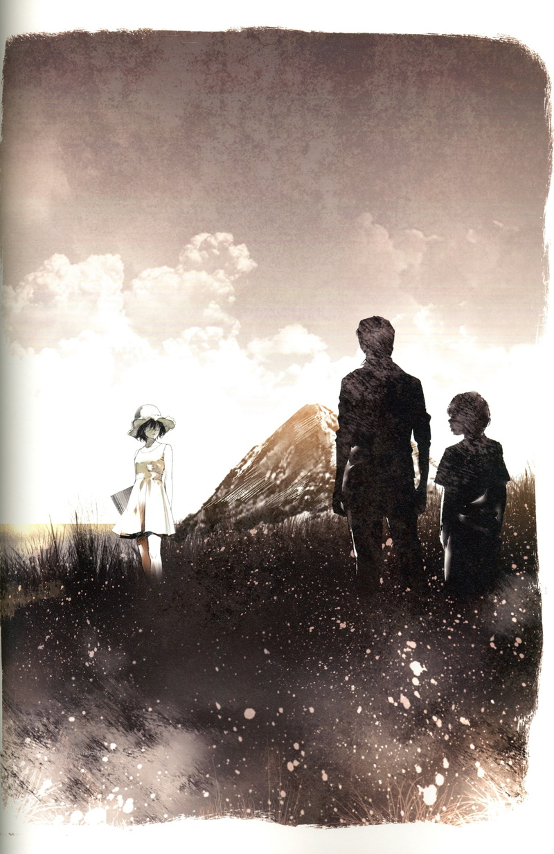 outdoors, Another, auto post production filter, nature, 2K, transfer print, full length, sky, lifestyles, people, standing, day, Misaki Mei, digital composite