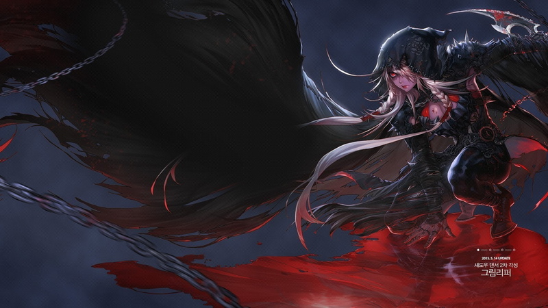 Video Game, Blonde, Blood, Assassin, Anime, 1080P, Dungeon Fighter Online