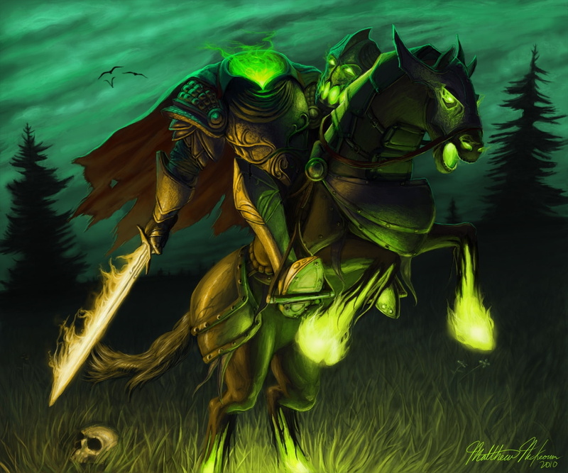 hd, artwork, art, x, world, video, headless, games, world of warcraft, warcraft, 720P, horseman