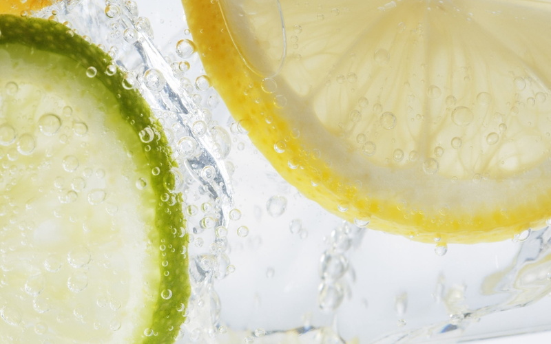 immersion, lime, water, 1080P, cocktail, lemon, juice, soda, drops, backgrounds, macro, close-up, wellbeing, lemon soda, cross Section, gin, green Color
