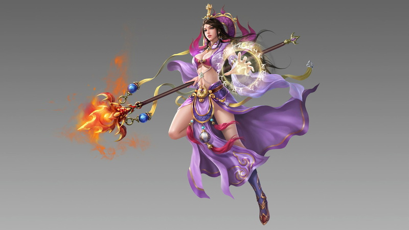 magic, mobile, jewelry, hand, clothes, 2K, beautiful, desktop, hd, scepter, phones, girl, laptops, purple, spear