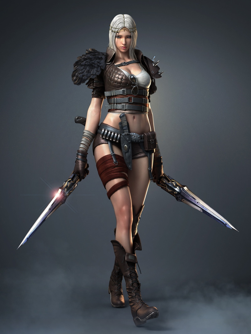 digital art, CrossFire, PC gaming, fantasy art, 4K, women, video games