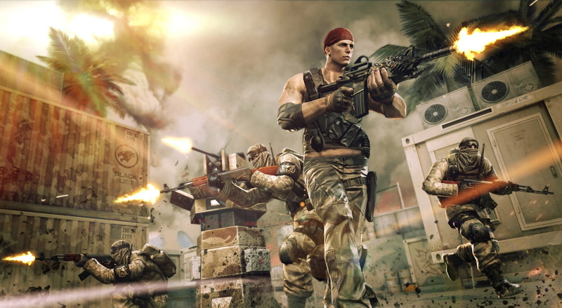 sign, 2015, smoke - physical structure, government, 1080P, Other Games, motion, aggression, crossfire, Soldiers, illuminated, holding, adult, warning sign