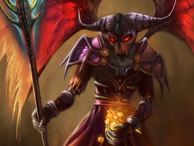 x, world of warcraft, art, video, 1080P, world, warcraft, games, warlock, devil, hd, demon